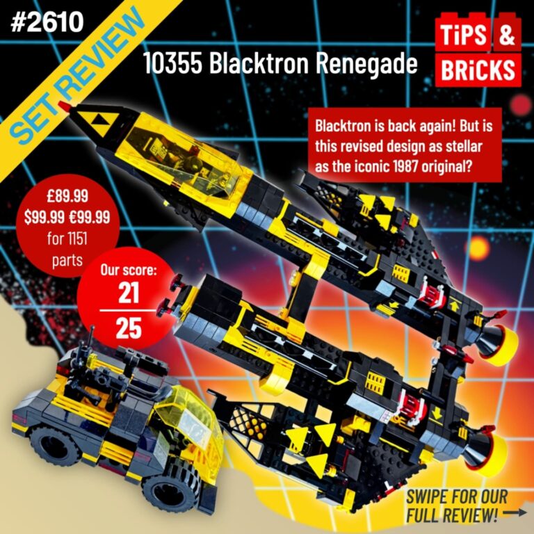 SET REVIEW: 10355 Icons Blacktron Renegade