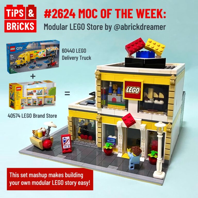 MOC OF THE WEEK: Modular LEGO Store by @abrickdreamer