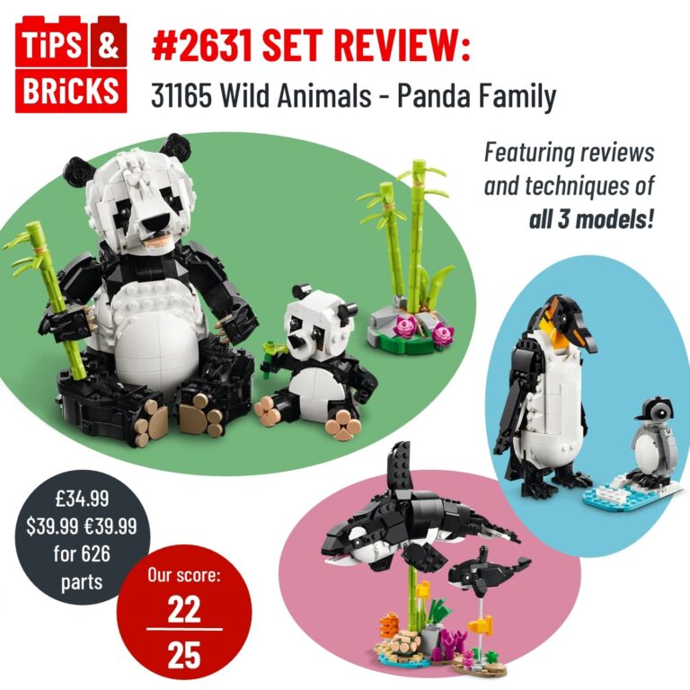 SET REVIEW: 31165 Wild Animals - Panda Family