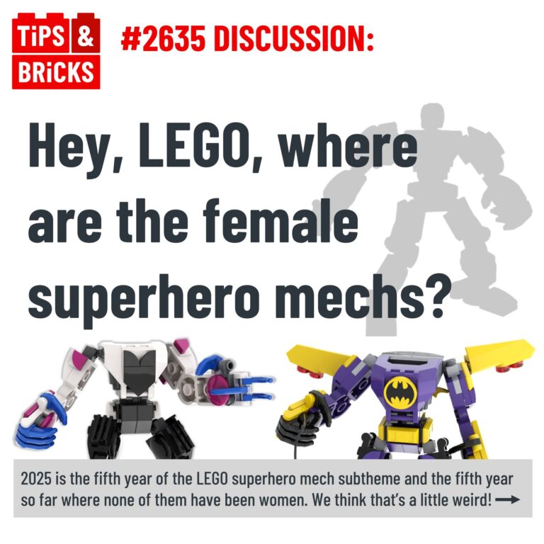 DISCUSSION: 'Hey, LEGO, where are the female superhero mechs?'