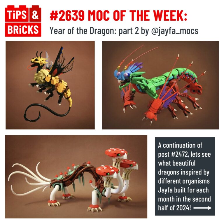 MOC OF THE WEEK: Year of the Dragon: part 2 by @jayfa_mocs