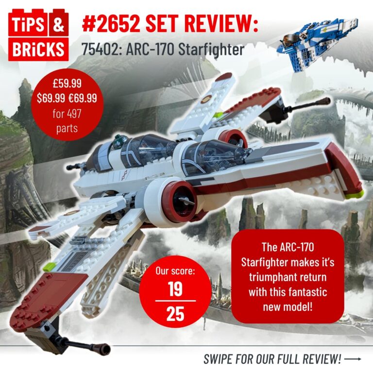 SET REVIEW: 75402 ARC-170 Starfighter