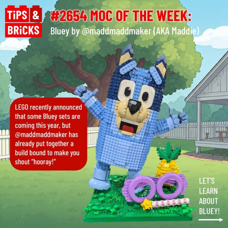 MOC of the Week: Bluey by @maddmaddmaker (AKA Maddie)