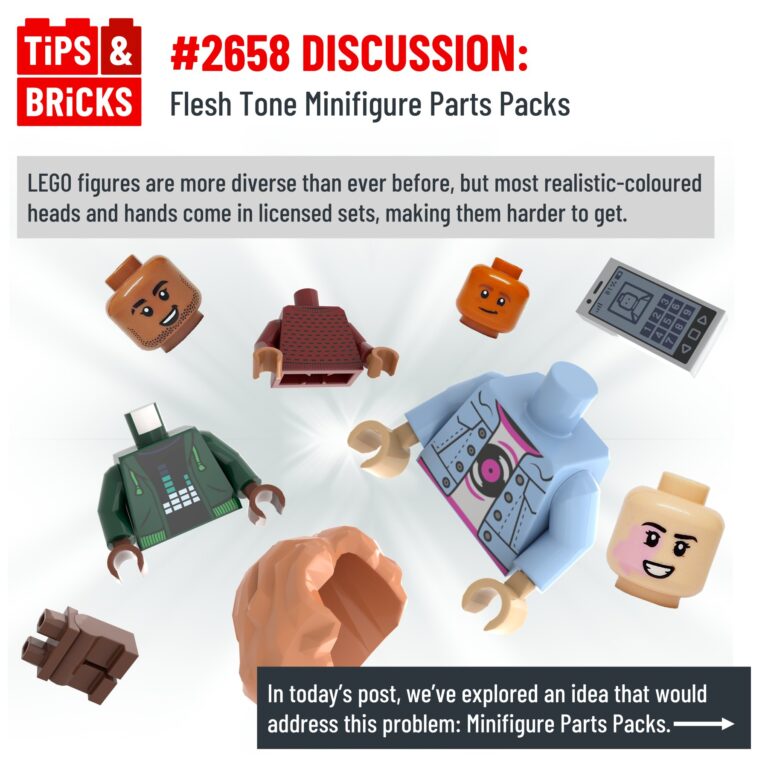 DISCUSSION: Flesh Tone Minifigure Parts Packs