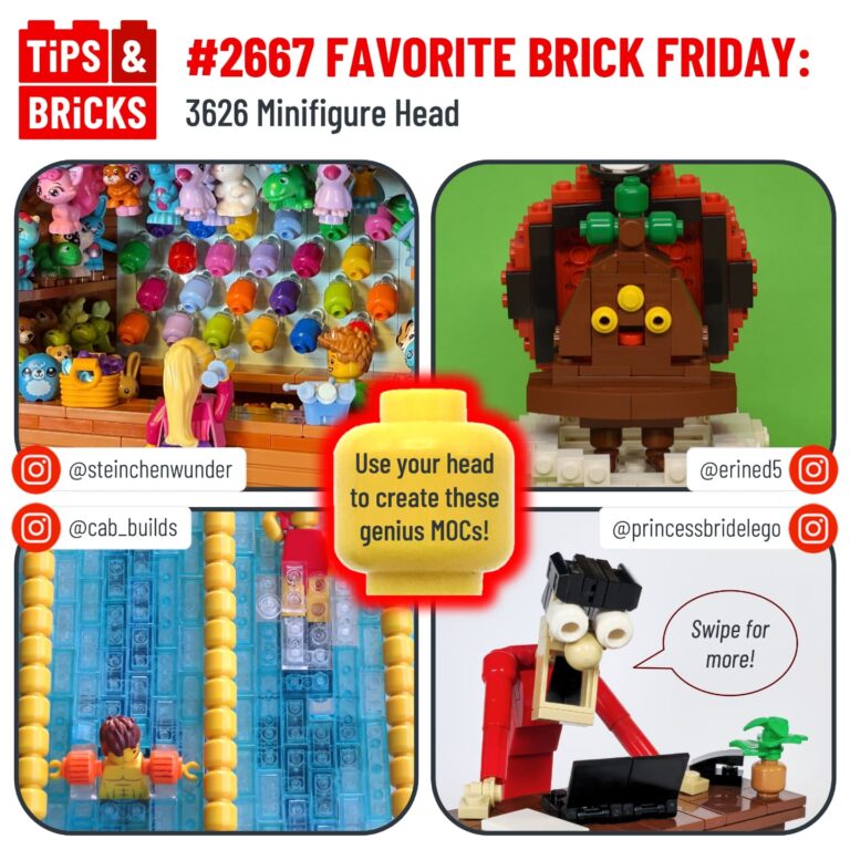 FAVORITE BRICK FRIDAY: 3626 Minifigure Head