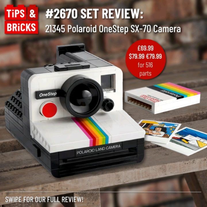SET REVIEW: 21345 Polaroid OneStep SX-70 Camera