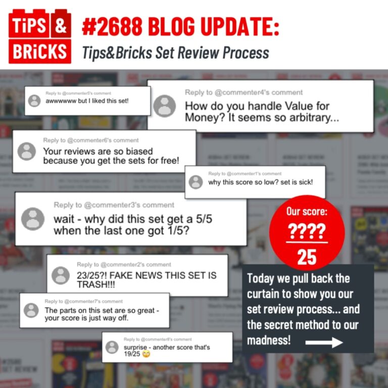 BLOG UPDATE: Tips&Bricks Set Review Process