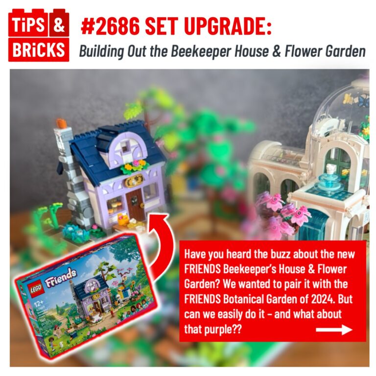 SET UPGRADE: Building Out the Beekeeper House & Flower Garden (42669).