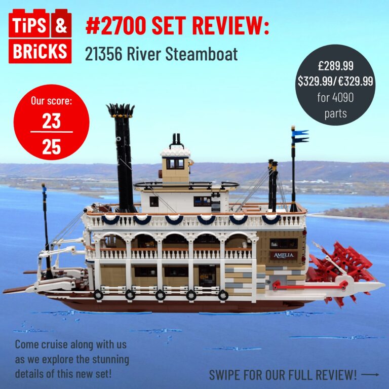 SET REVIEW: 21356 River Steamboat