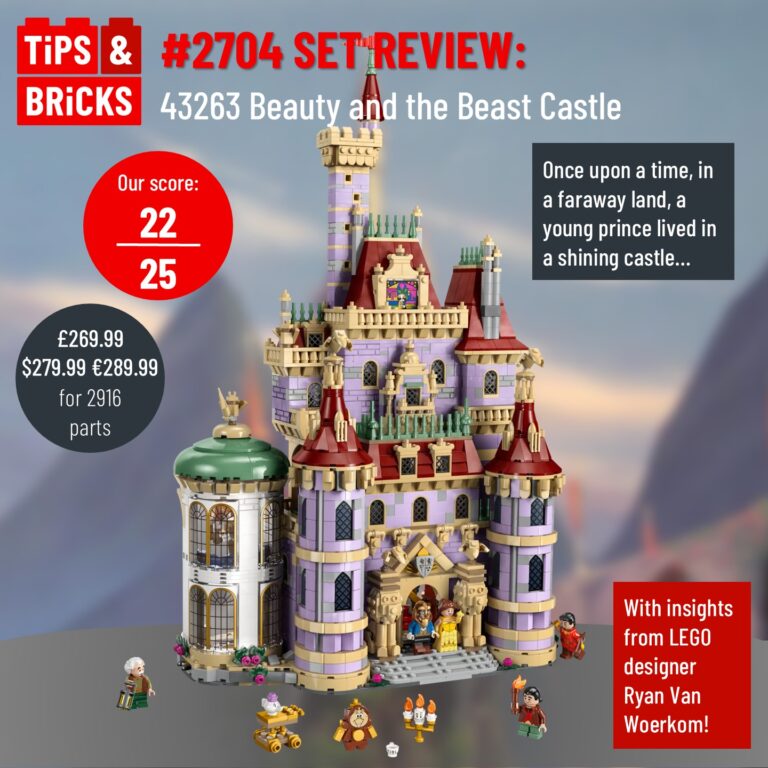 SET REVIEW: 43263 Beauty and the Beast Castle