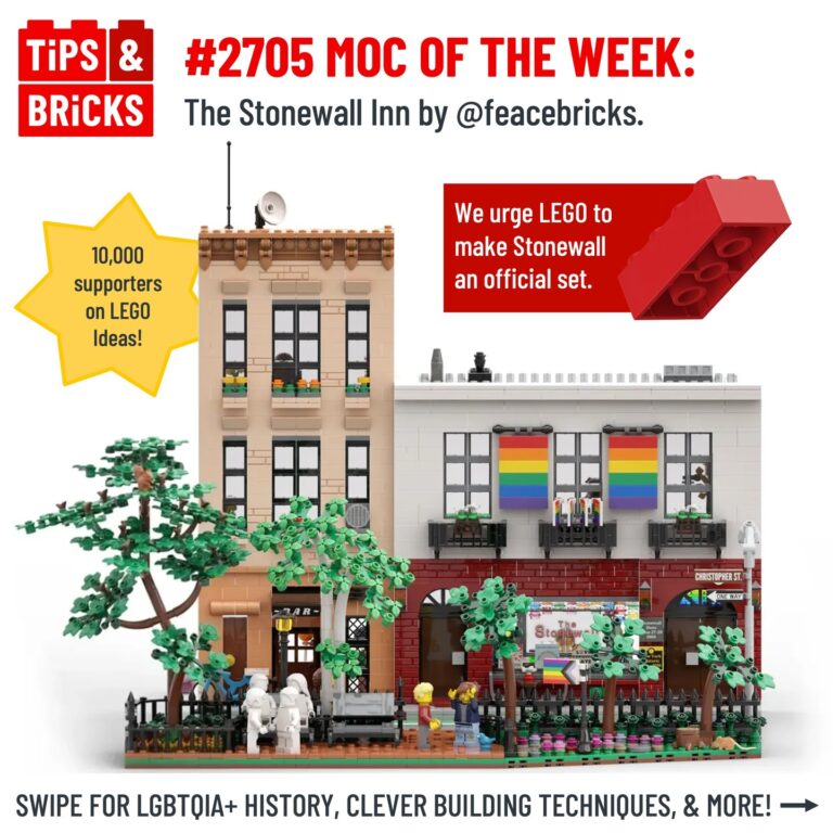 MOC OF THE WEEK: The Stonewall Inn by @feacebricks
