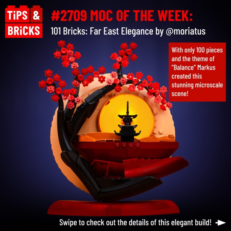 MOC OF THE WEEK: 101 Bricks: Far East Elegance by @moriartus