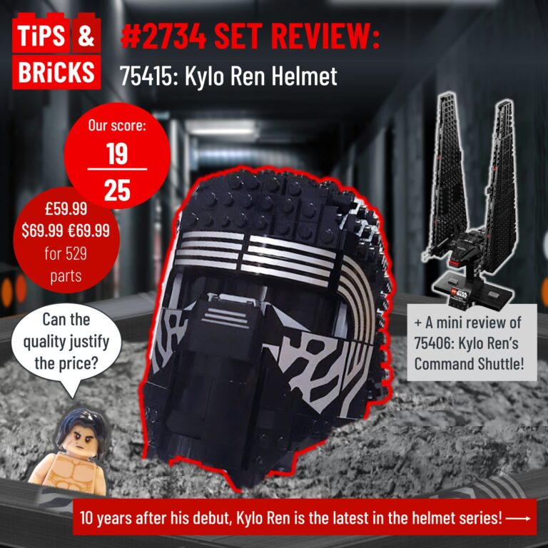 SET REVIEW: 75415: Kylo Ren Helmet