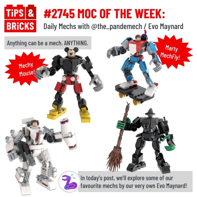 MOC OF THE WEEK: Daily Mechs with @the_pandemech / Evo Maynard