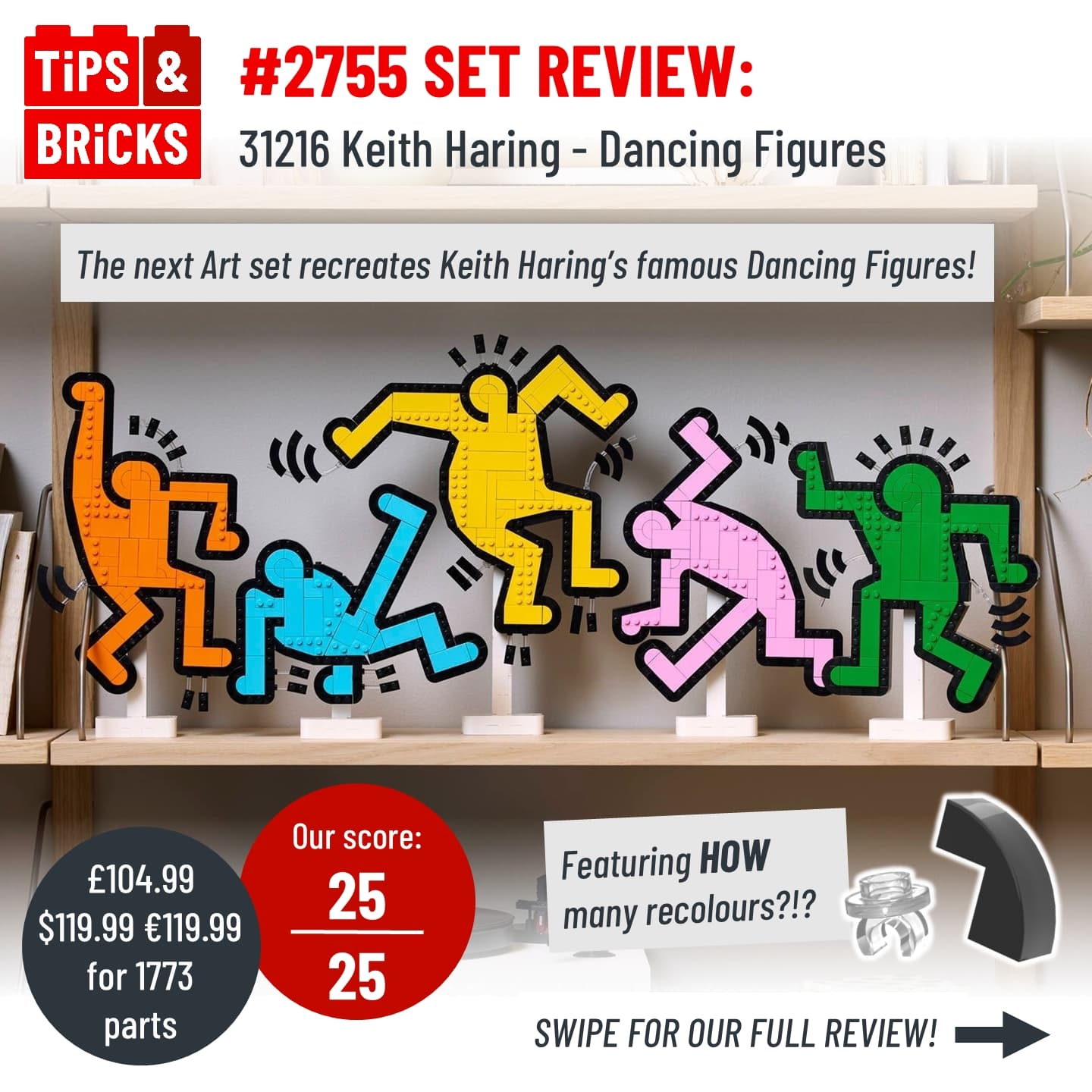 SET REVIEW: 31216 Keith Haring - Dancing Figures