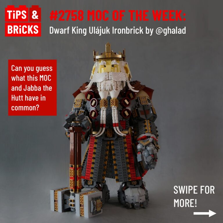 MOC OF THE WEEK: Dwarf King Ulájuk Ironbrick by @ghalad