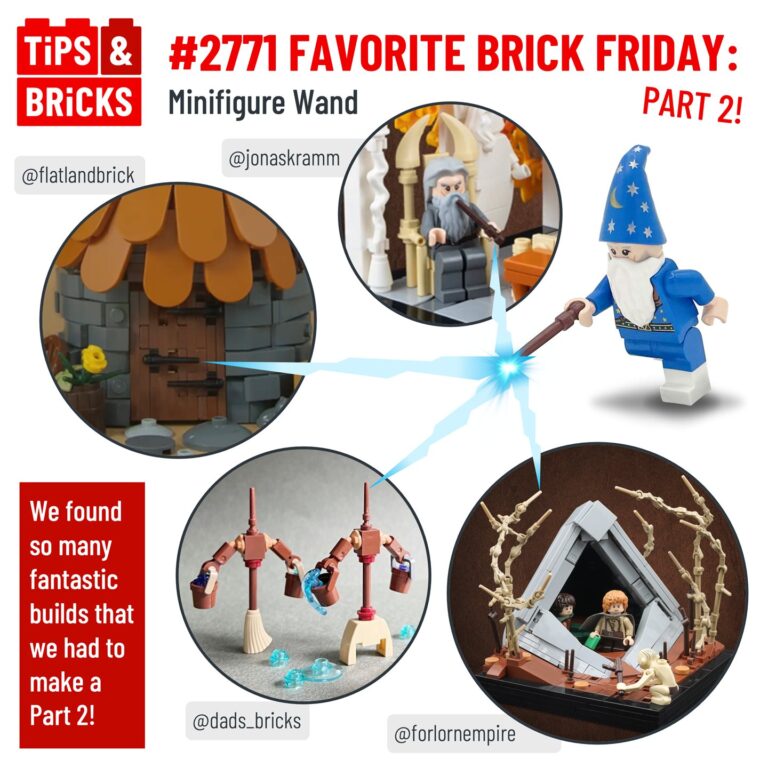 FAVORITE BRICK FRIDAY: Minifigure Wand (Part 2!)