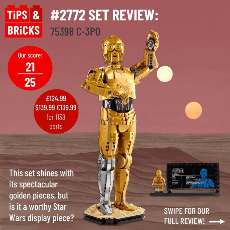 SET REVIEW: 75398 C-3PO