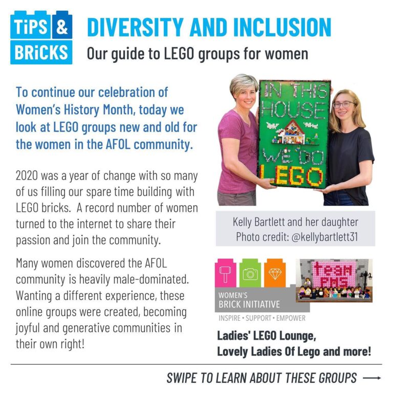 DIVERSITY AND INCLUSION: Our guide to LEGO groups for women