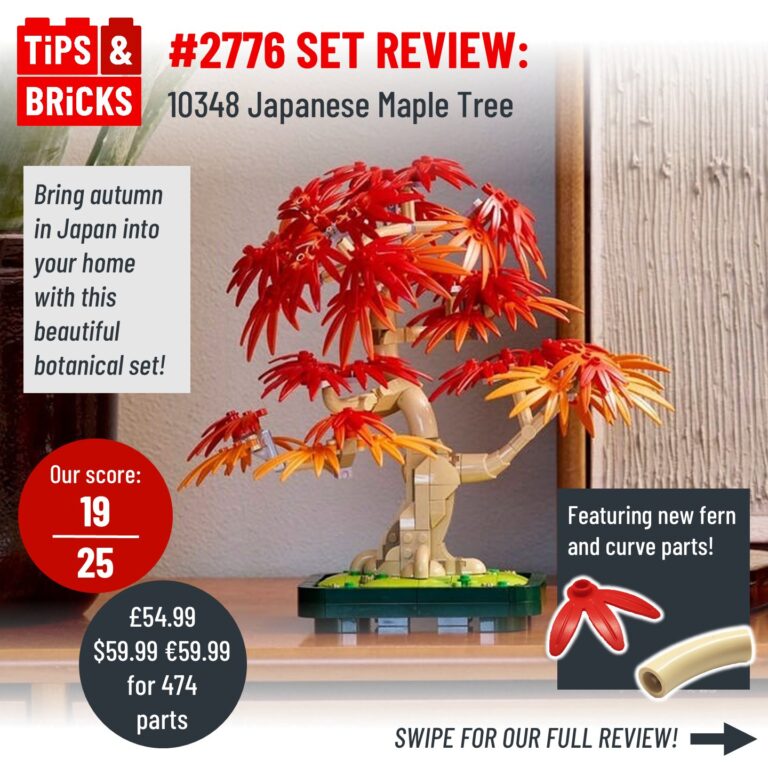 SET REVIEW: 10348 Japanese Maple Tree