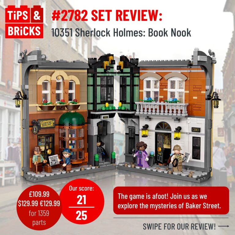 SET REVIEW: 10351 Sherlock Holmes: Book Nook