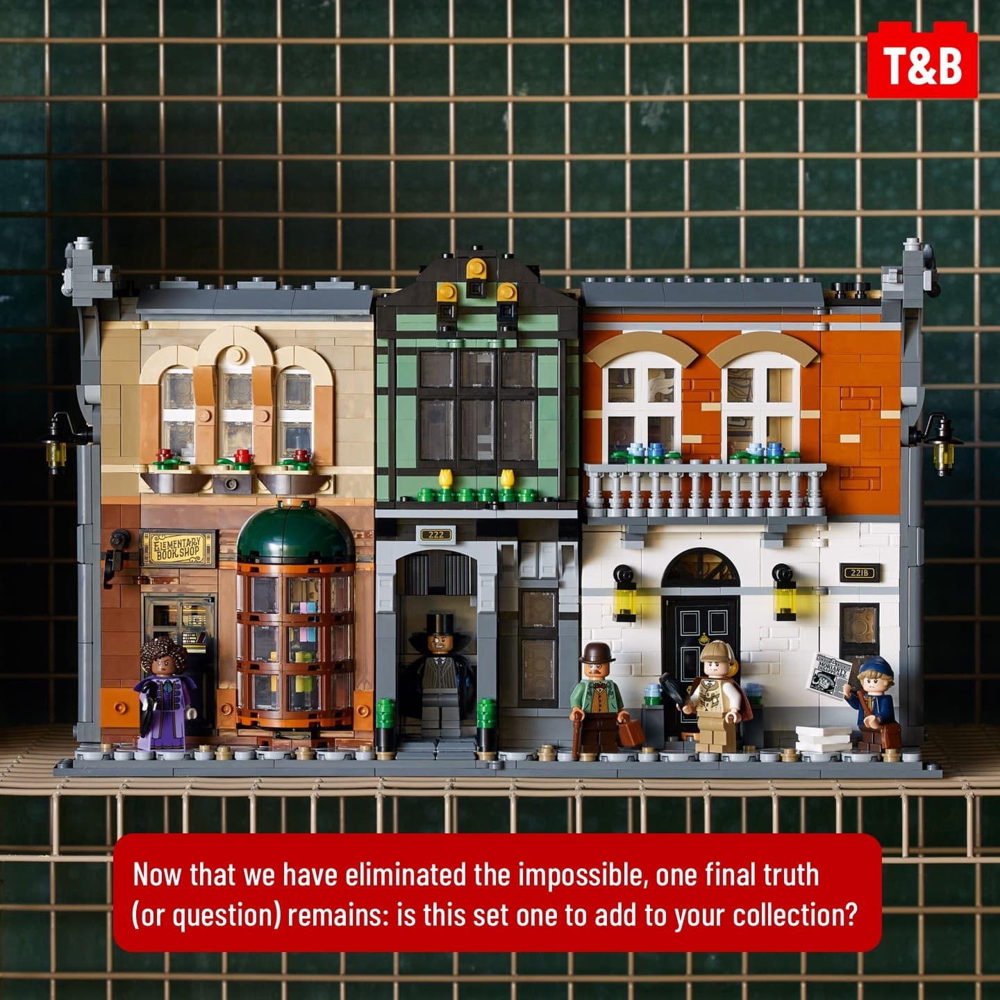 2782 SET REVIEW: 10351 Sherlock Holmes: Book Nook - Tips&Bricks