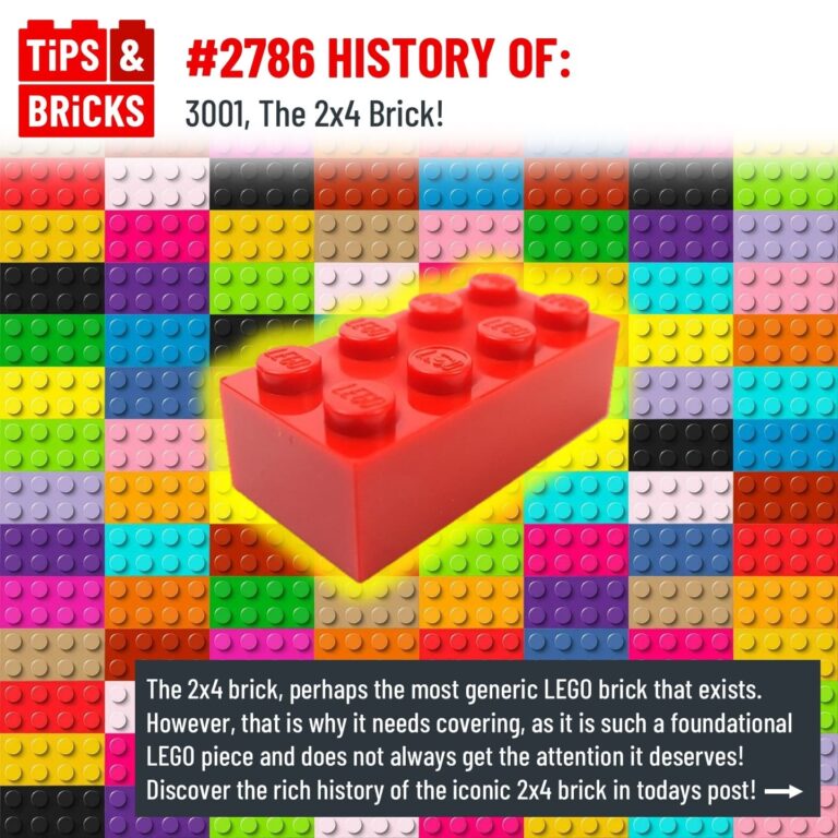 HISTORY OF: 3001, The 2x4 brick!