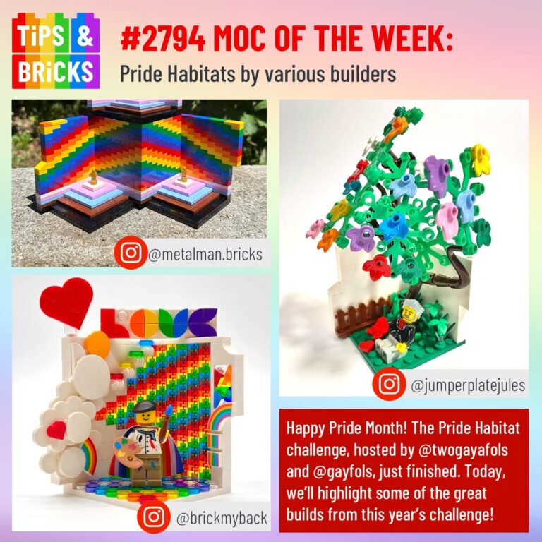 MOC OF THE WEEK: Pride Habitats by various builders