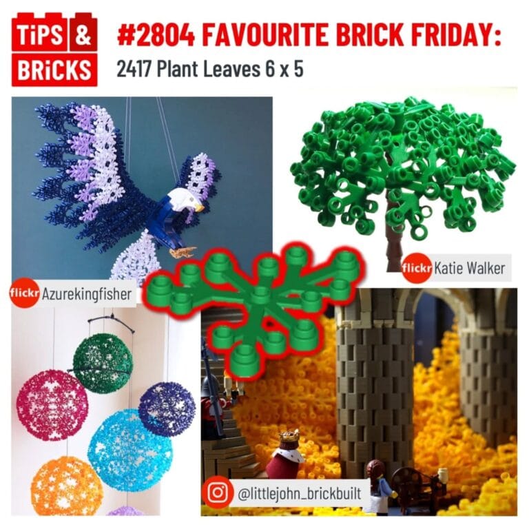 FAVOURITE BRICK FRIDAY: 2417 Plant Leaves 6 x 5