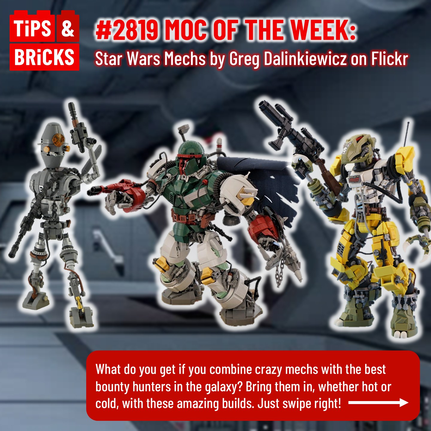 2819 MOC OF THE WEEK: Star Wars Mechs by Greg Dalinkiewicz on