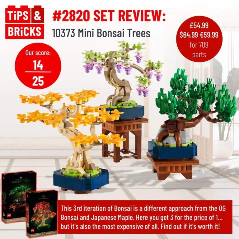 SET REVIEW: 10373 Mini Bonsai Trees