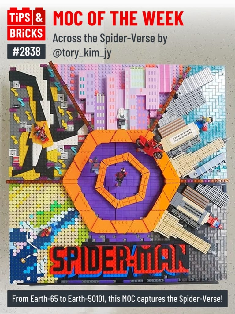 MOC OF THE WEEK: Across the Spider-Verse by @tory_kim_jy