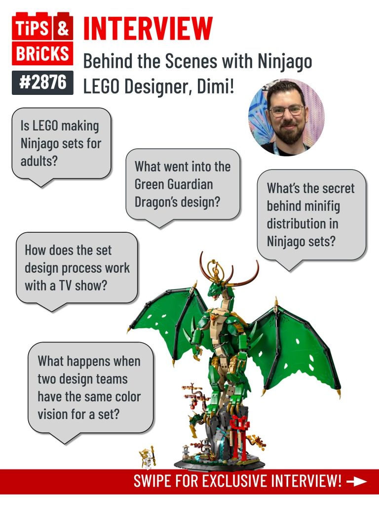 INTERVIEW: Behind the Scenes with Ninjago LEGO Designer, Dimi!