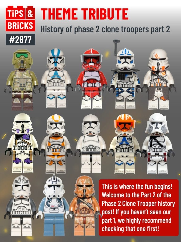 Theme Tribute: History of Phase 2 Clone Troopers - part 2!