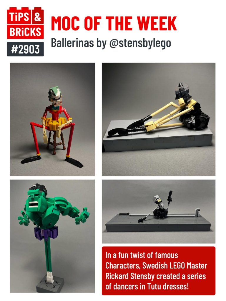MOC OF THE WEEK: Ballerinas by@stensbylego