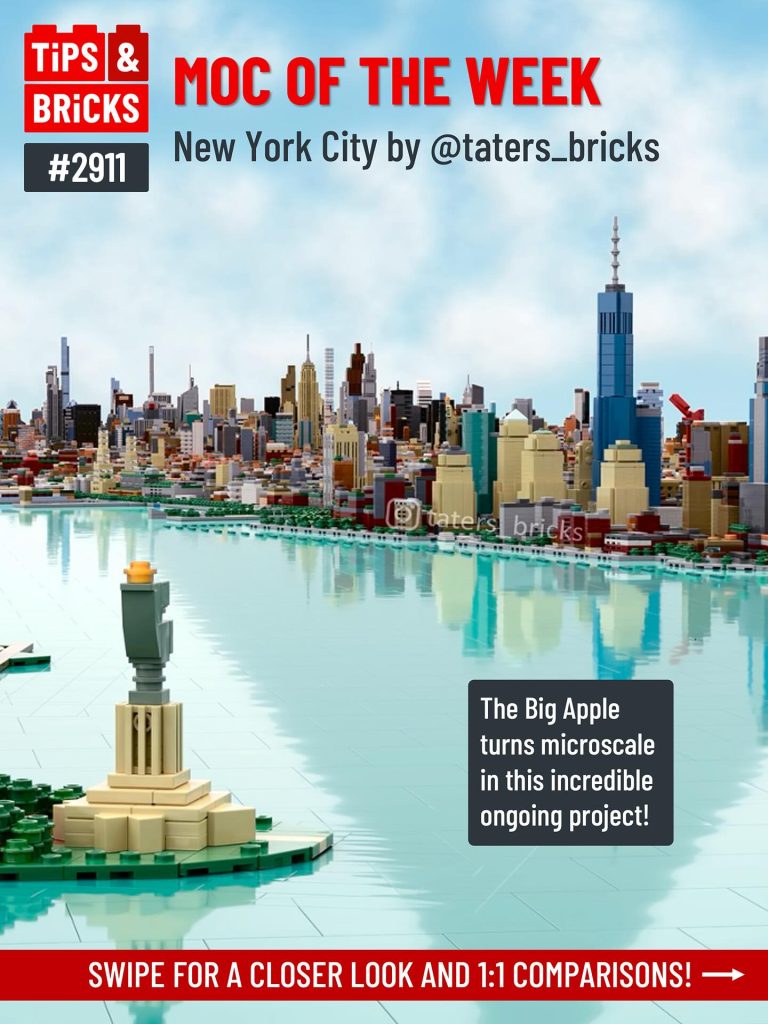 MOC OF THE WEEK: New York City by @taters_bricks