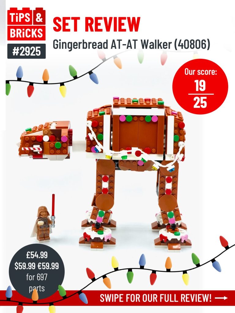 SET REVIEW: Gingerbread AT-AT Walker (40806).