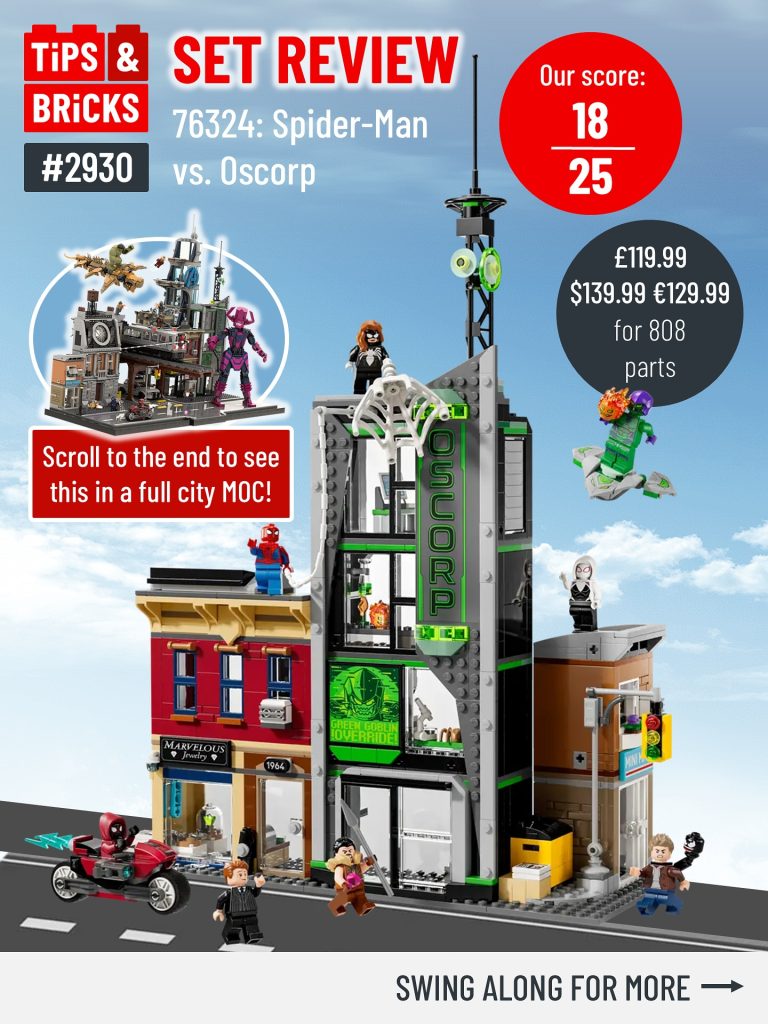 SET REVIEW: 76324 Spider-Man vs Oscorp