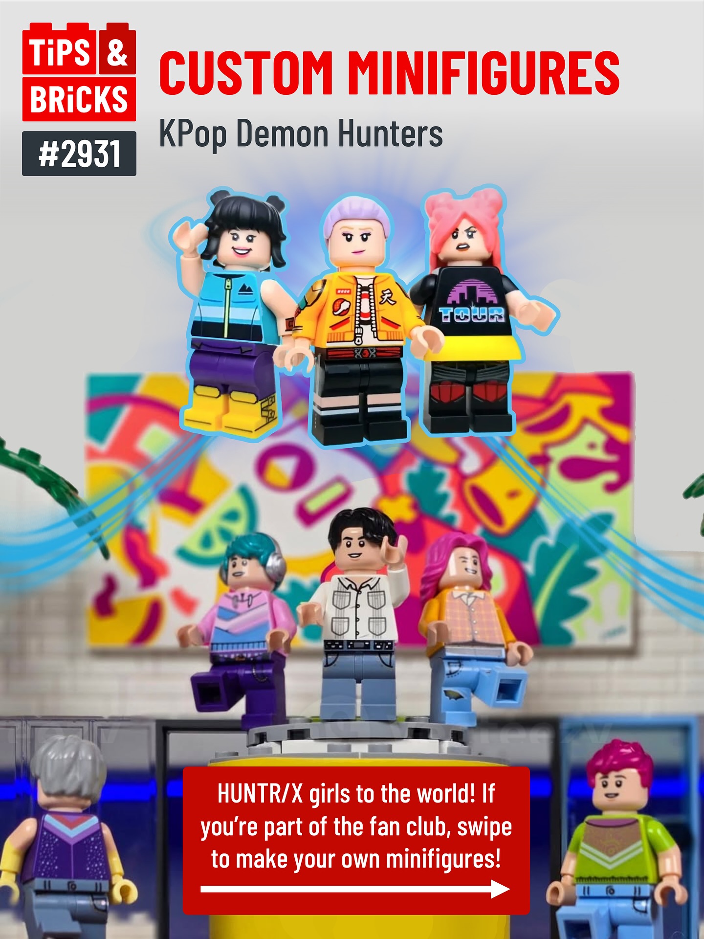 2931 CUSTOM MINIFIGURES: KPop Demon Hunters - Tips&Bricks