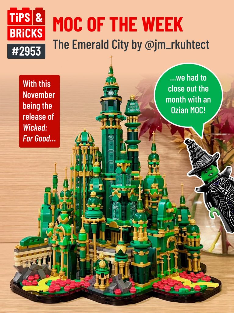 MOC OF THE WEEK: The Emerald City by @jm_rkuhtect