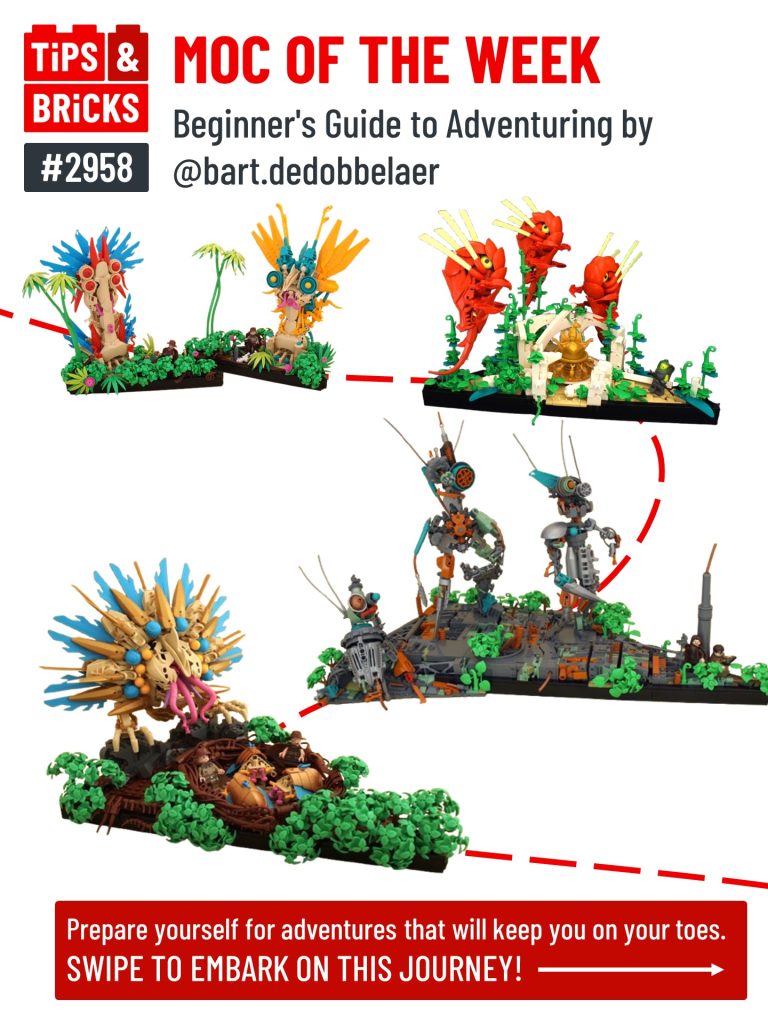 MOC OF THE WEEK: Beginner's Guide to Adventuring by @bart.dedobbelaer
