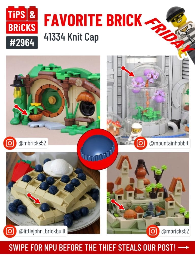 FAVORITE BRICK FRIDAY: 41334 Knit Cap