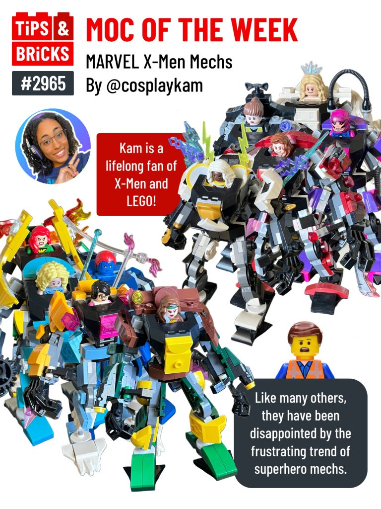 MOC THE WEEK: MARVEL X-Men Mechs by @cosplaykam