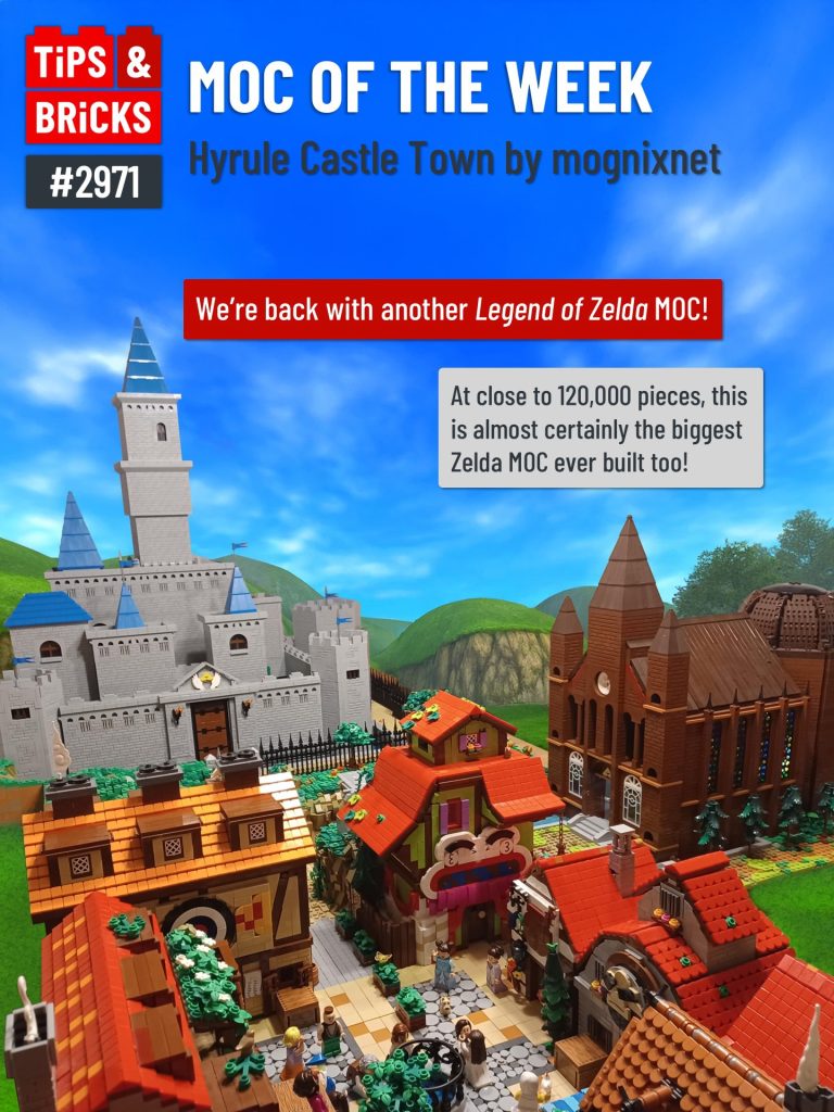 MOC OF THE WEEK: Hyrule Castle Town by mognixnet on Reddit
