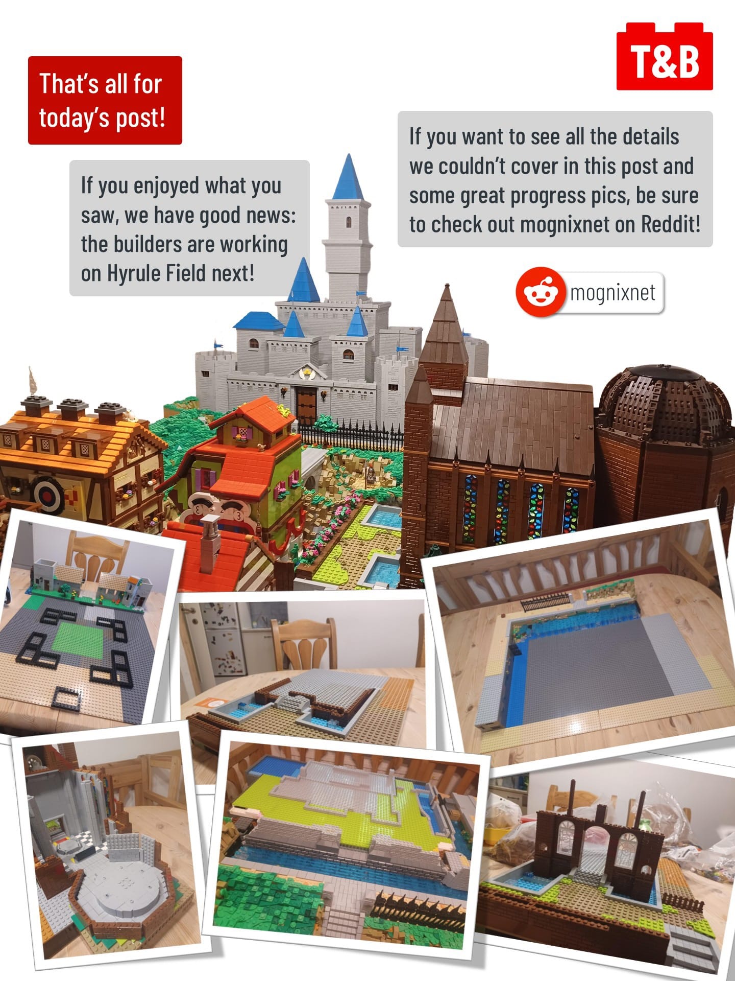 2971 MOC OF THE WEEK: Hyrule Castle Town by mognixnet on Reddit