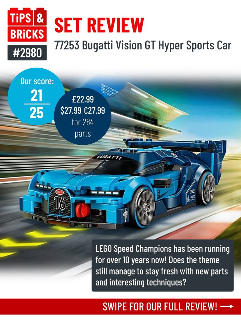 SET REVIEW: 77253 Bugatti Vision GT Hyper Sports Car