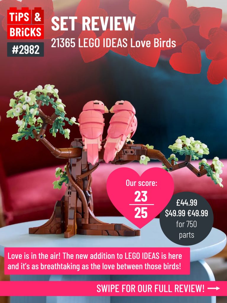 SET REVIEW: 21365 IDEAS Lovebirds