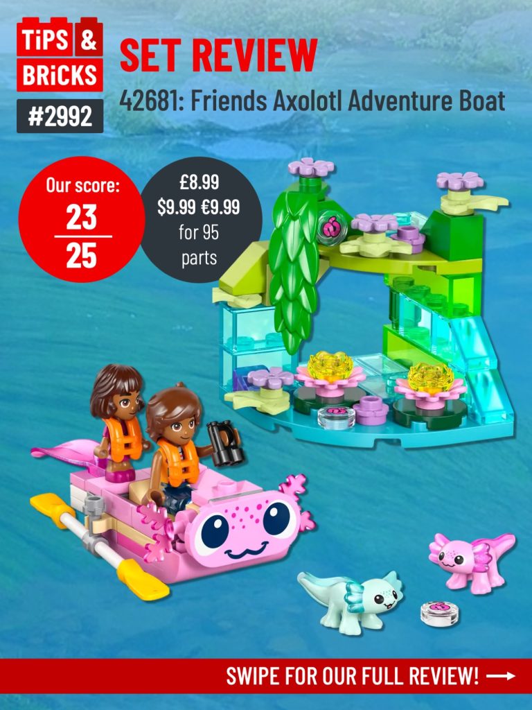 SET REVIEW: Friends Axolotl Adventure Boat (42681).