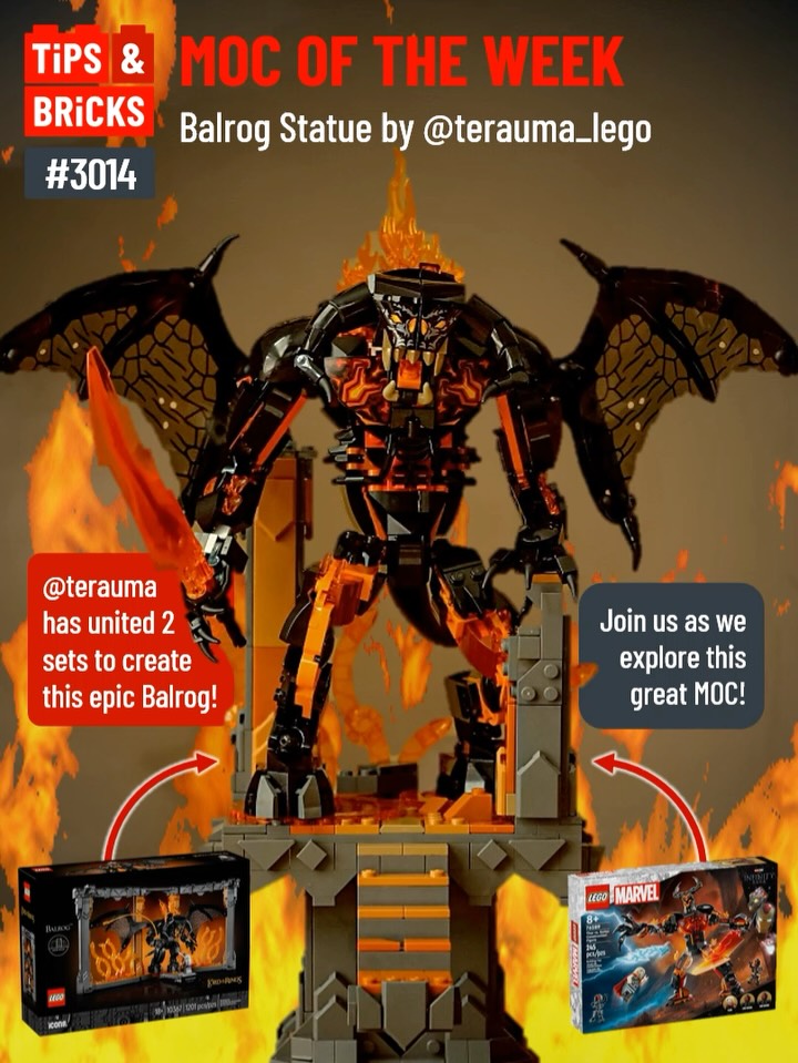 MOC OF THE WEEK: Balrog Statue