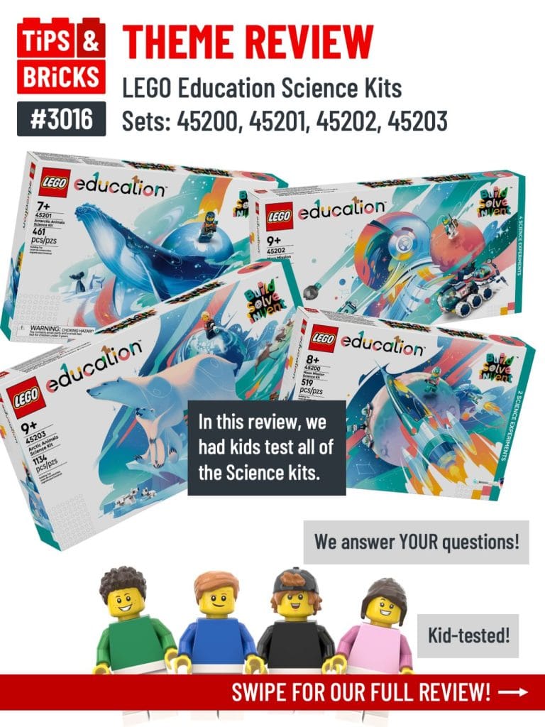 THEME REVIEW: LEGO Education Science Kit Sets: (45200, 45201, 45202, 45203)